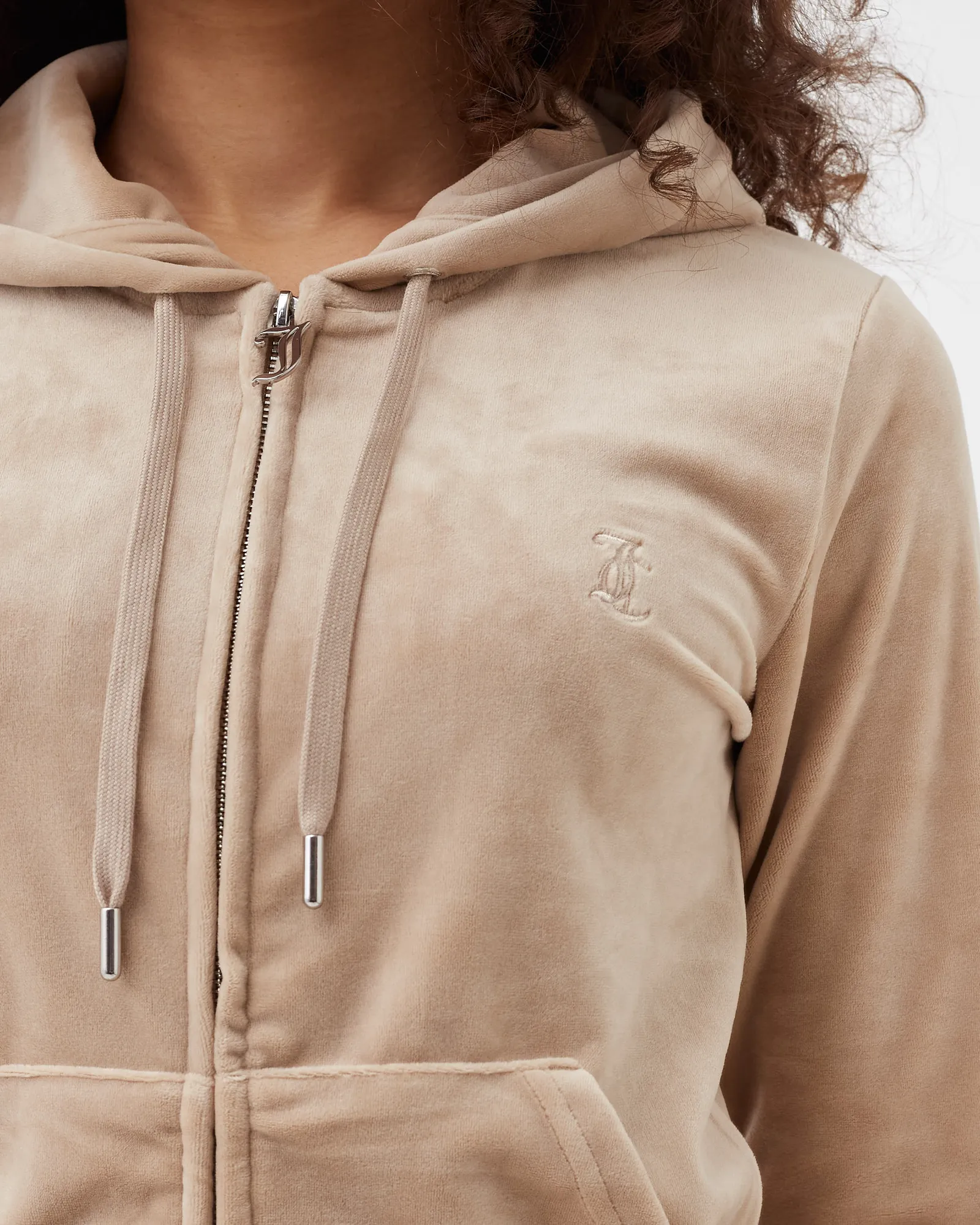 Juicy Couture Classic Velour Robertson Zip Hoodie