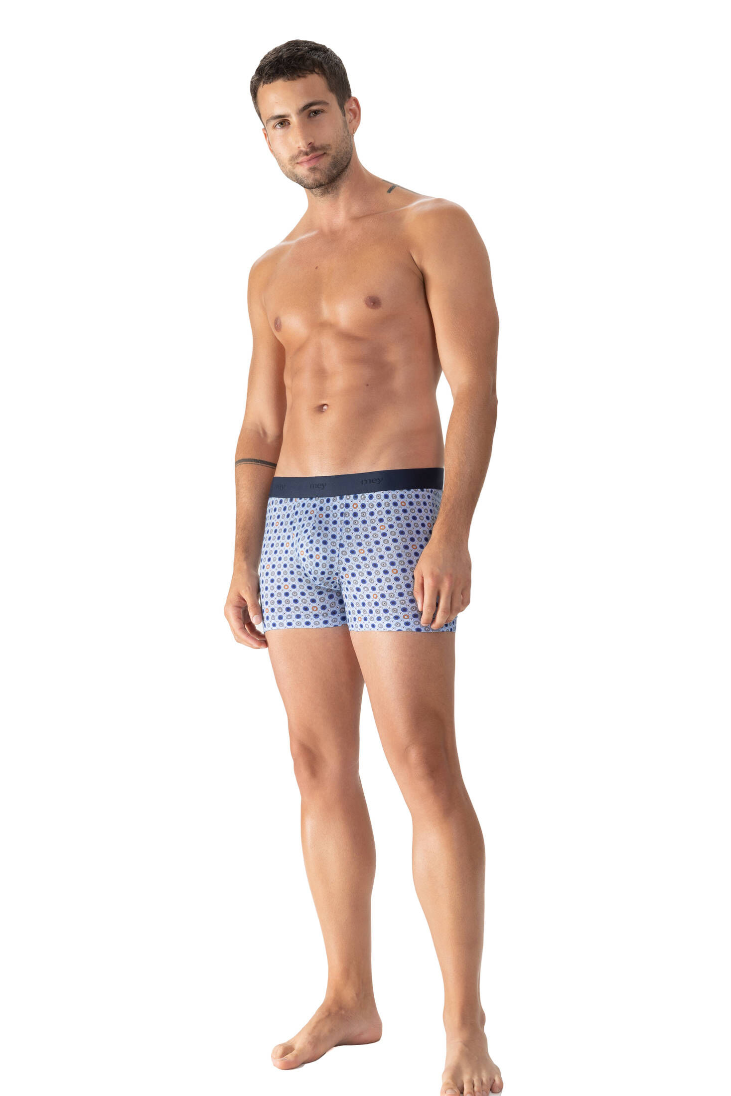mey| Herren Trunk Shorty Serie Little Flowers
