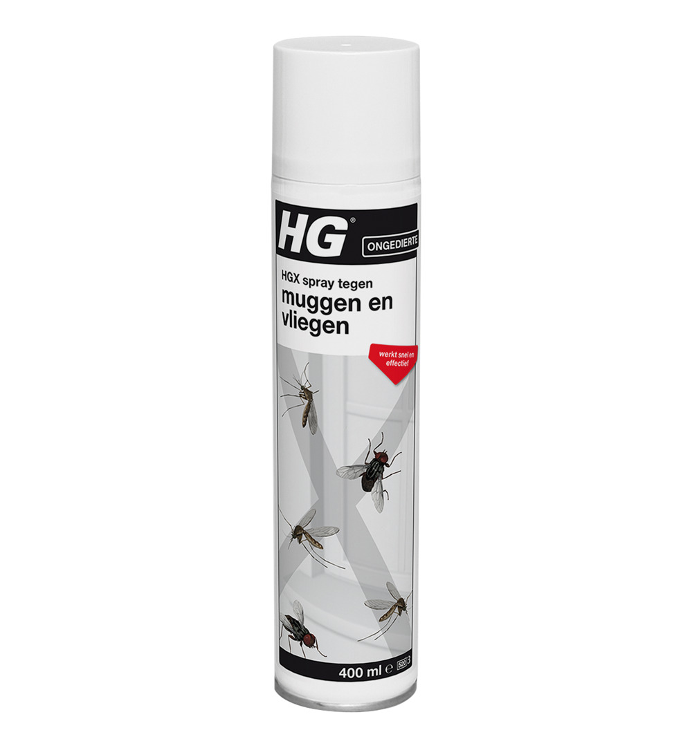 HG X Muggen/Vliegen Spray (400 ml)