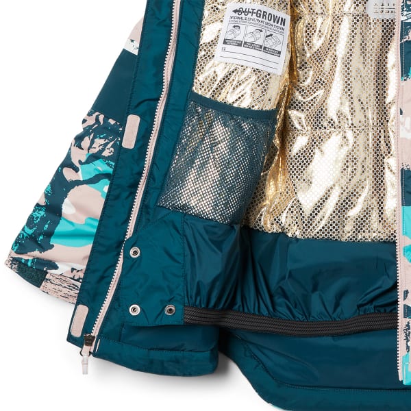 Veste de ski COLUMBIA MIGHTY MOGUL II JACKET JR DUSTY PINK/GEOGLACIAL/NIGHT WAVE