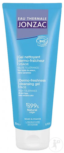 Eau Thermale Jonzac Gel Nettoyant Dermo-Fraîcheur Bio Tube 200ml