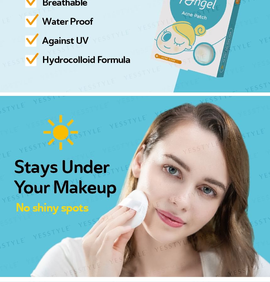 DermaAngel - Dagpleister tegen acne, 24 stuks