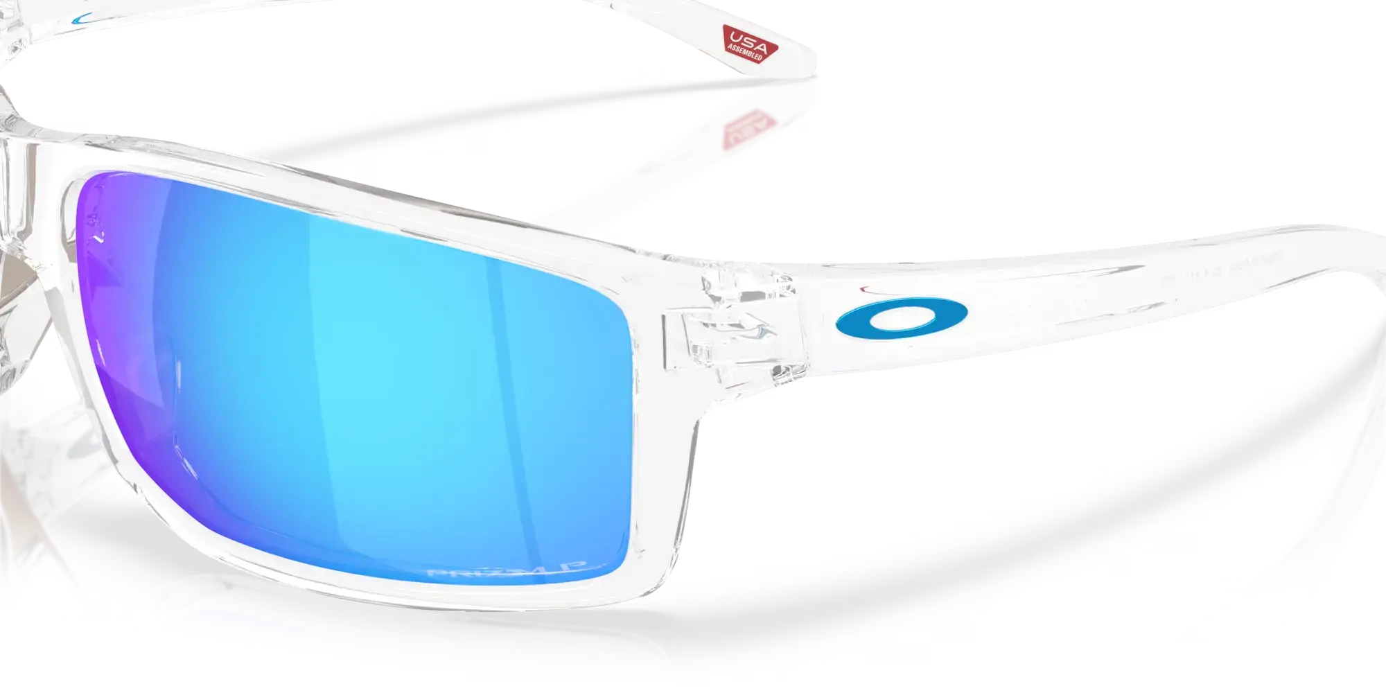 Oakley Gibston XL Sport Zonnebril Prizm Sapphire Polar Lens Transparant