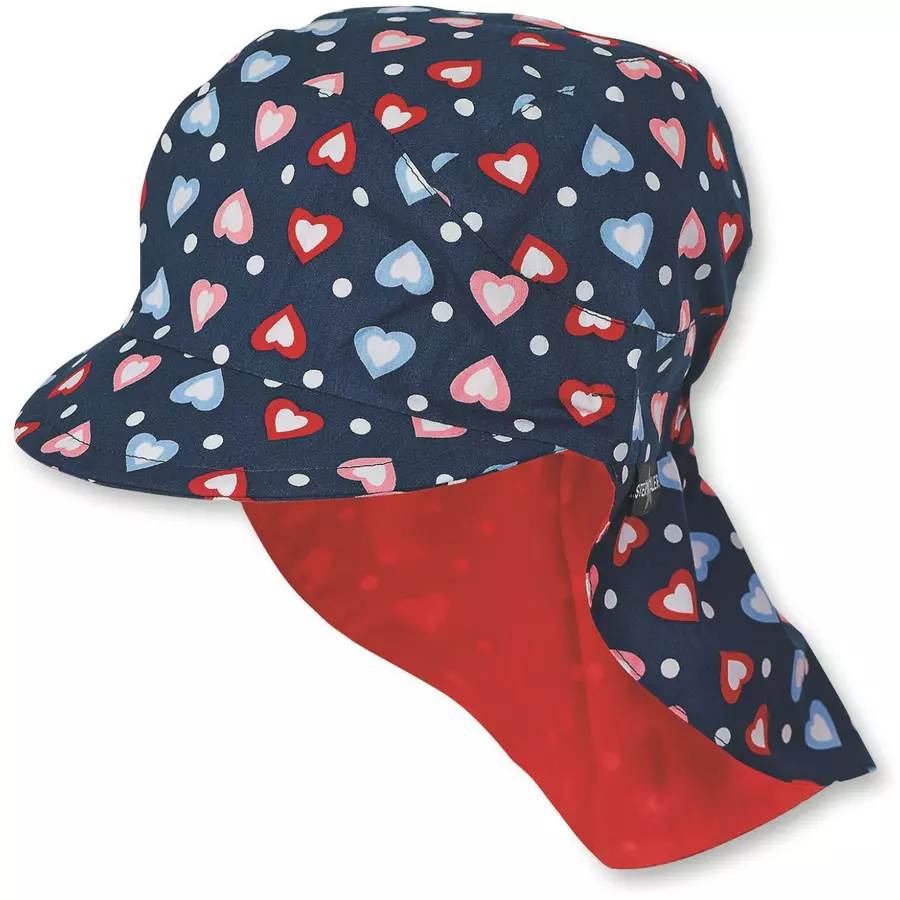 Sterntaler Schirmmütze mit Nackenschutz marine
