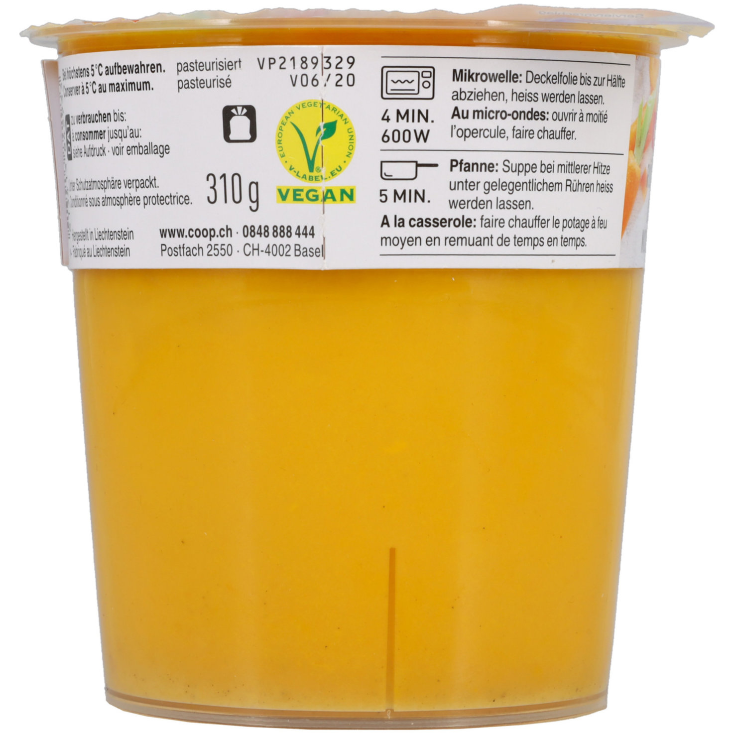 Betty Bossi Suppe Rüebli & Kokos