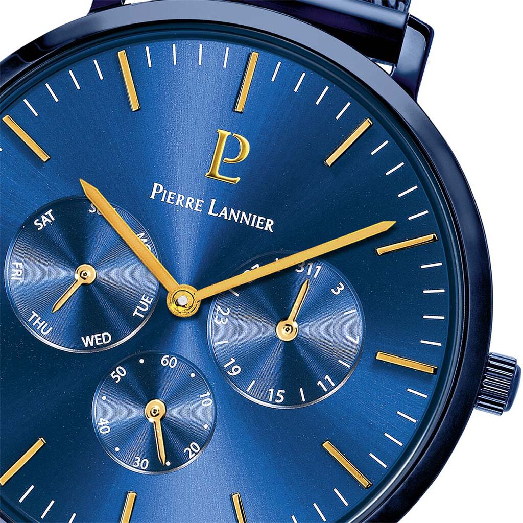 Montre Pierre Lannier Echo Bleu
