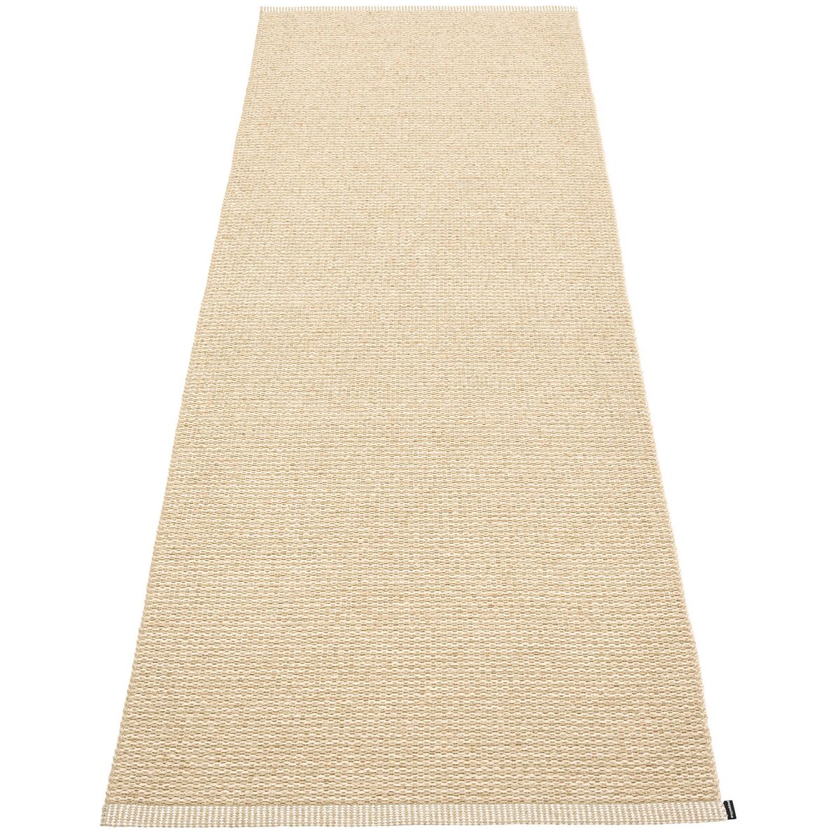 Gulvteppe Mono, 85 x 260 cm, sand/cream