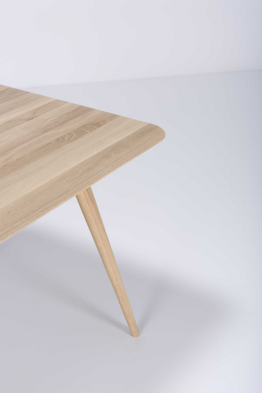 Gazzda Stafa Tafel hout 160x90 whitewash