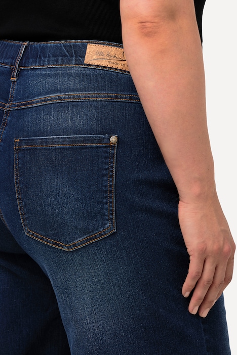 Jeans Mary, weites Bein, 5-Pocket-Schnitt, Komfortbund