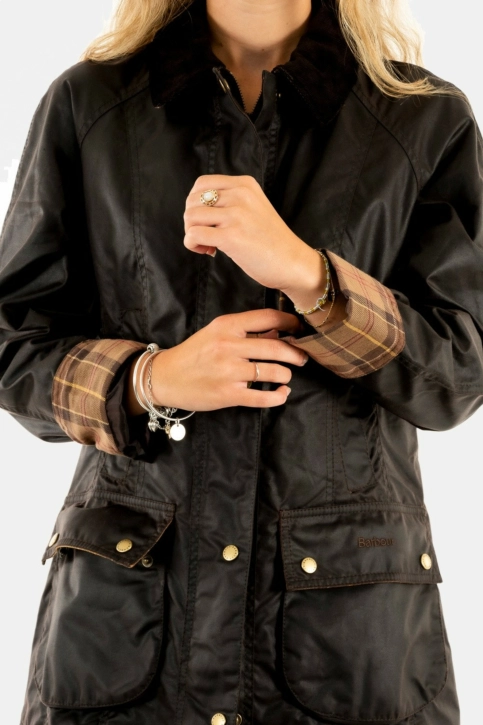 Blousons et vestes barbour beadnell wax jacket ru52 rustic