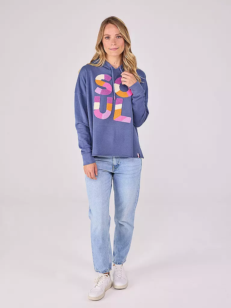 LIEBLINGSSTÜCK Kapuzensweater - Hoodie  blau
