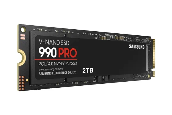 Samsung 990 PRO MZ-V9P2T0BW - SSD - krypteret - 2 TB - intern - M.2 2280 - PCIe 4.0 x4 (NVMe) - 256-bit AES - TCG Opal Encryption 2.0