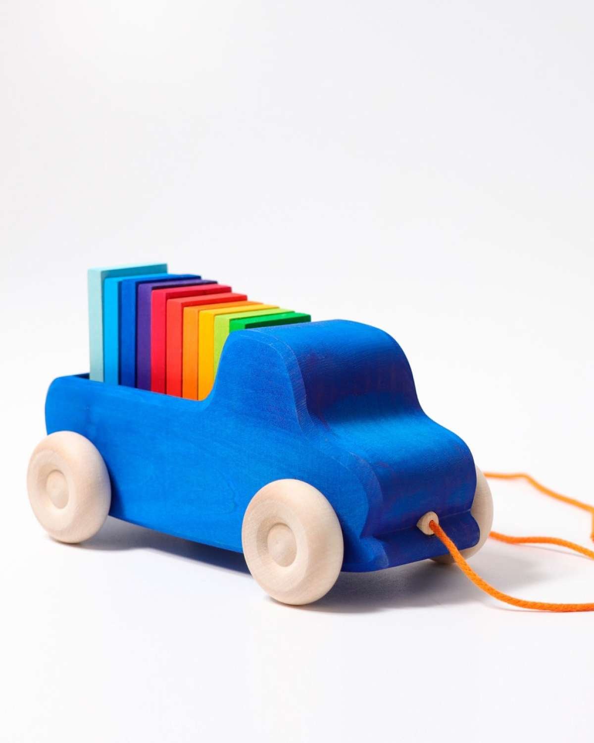 Lekebil Draleke m/ Klosser – Stor, 22 cm | Pull Along Truck