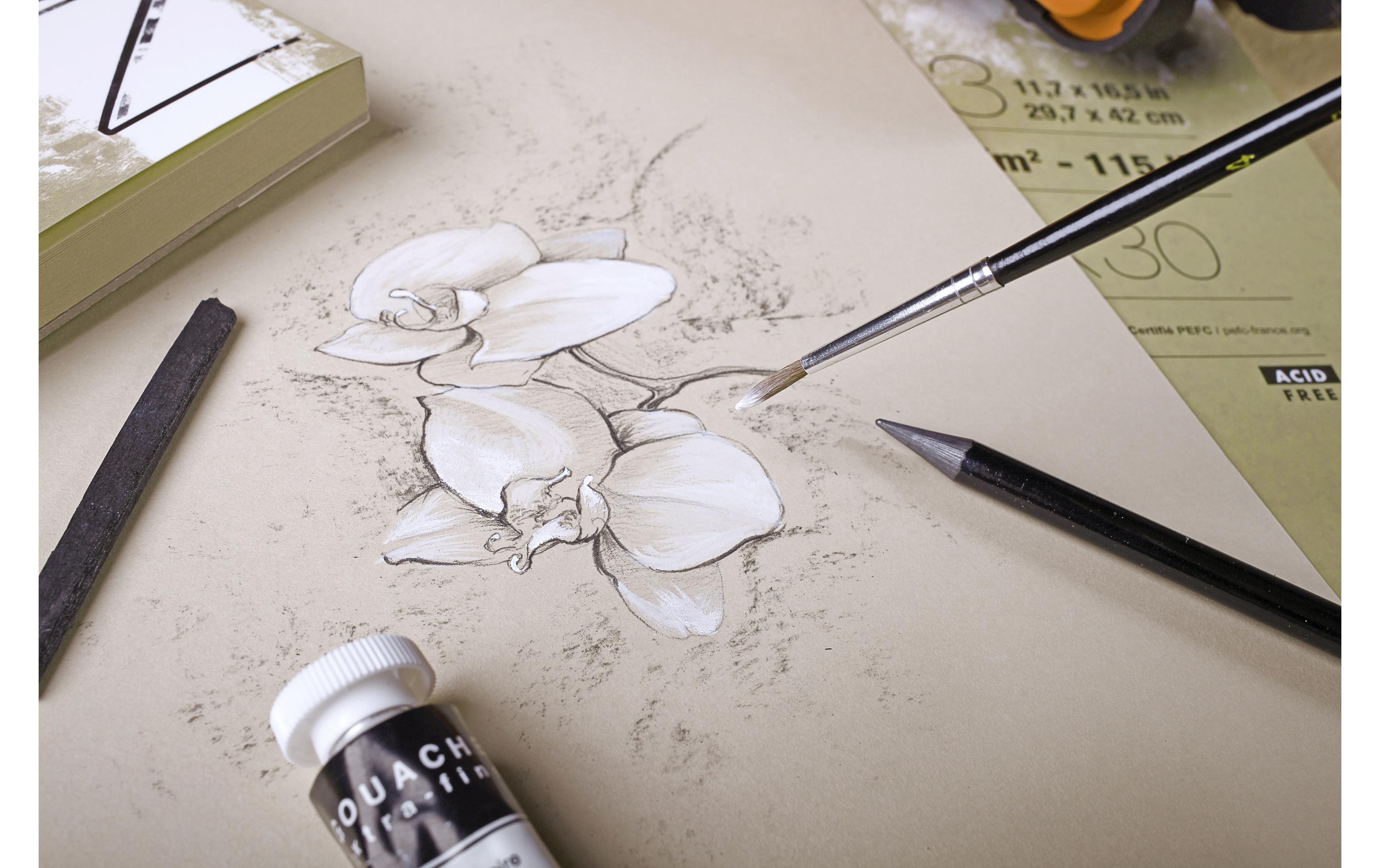 Malblock PaintON A4, 30 Blatt, SandPapier aus 100% Zellulose
