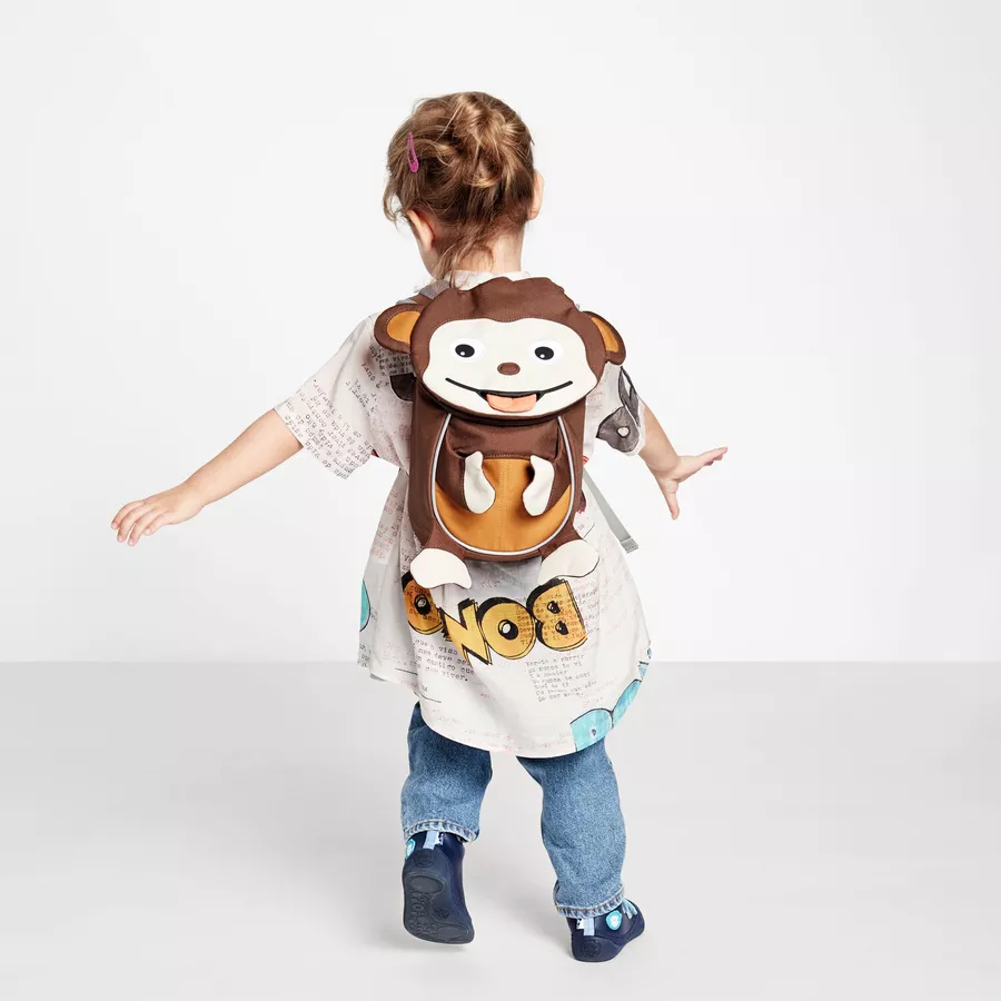 Affenzahn Kleine Freunde - Kinderrucksack: Affenzahn, braun