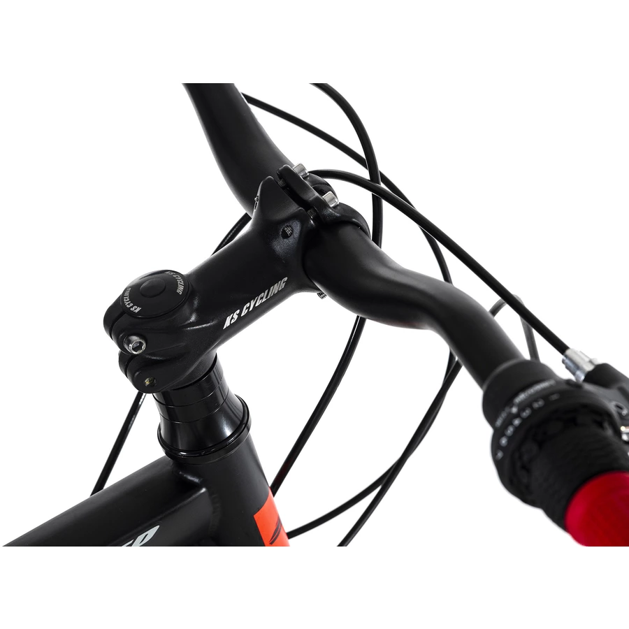 KS Cycling Mountainbike Hardtail 26 Zoll Catappa schwarz-rot schwarz-rot