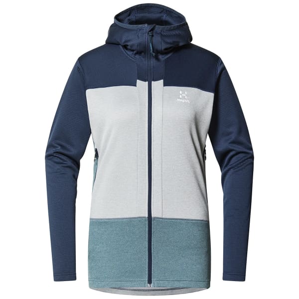 Veste polaire HAGLÖFS ROC FLASH MID HOOD W TARN BLUE/CONCRETE