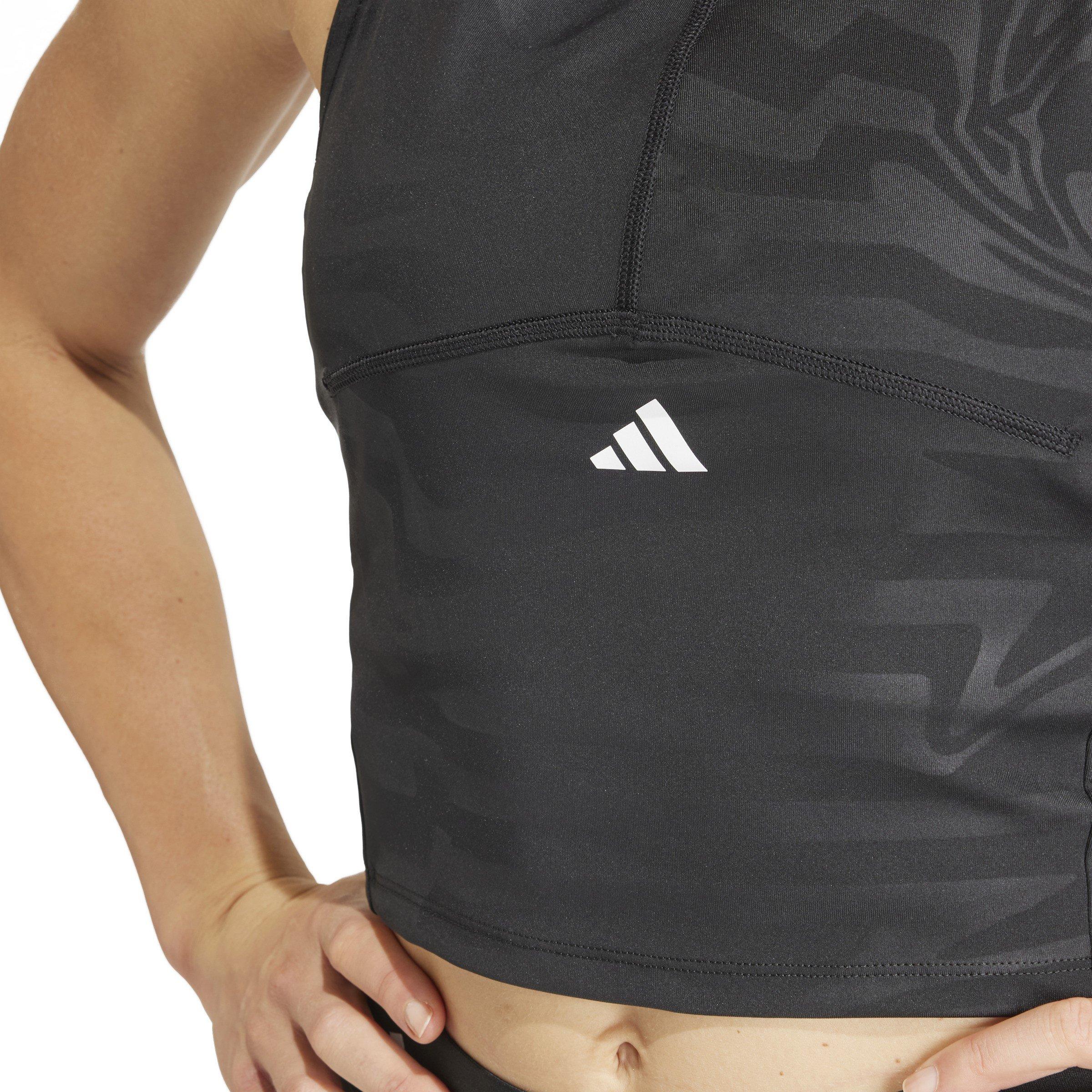 adidas Techfit Printed Crop Training Tank Top Womens