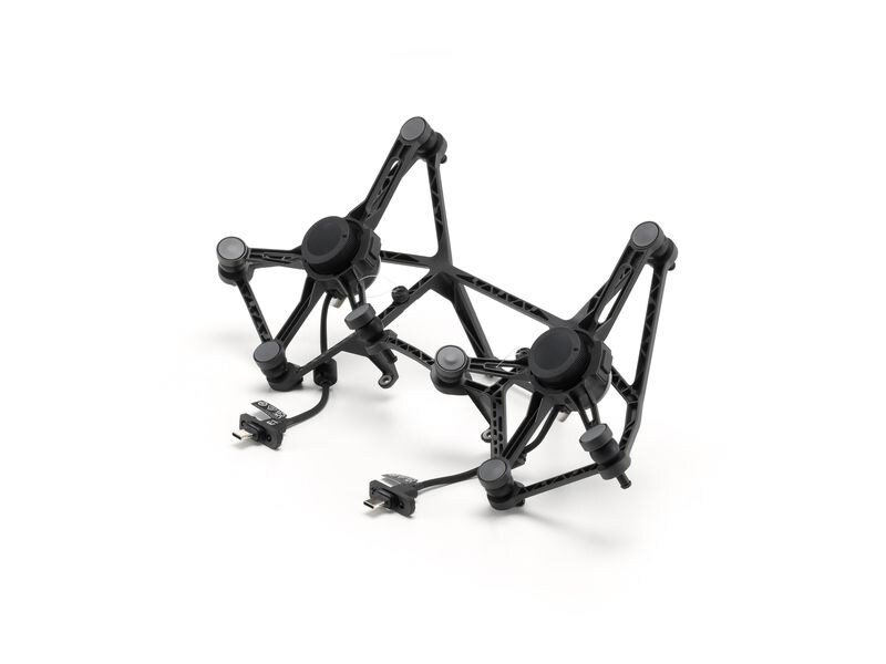 DJI Enterprise Gimbalanschluss Matrice 400 Duale Gimbal-Ver Nach dem Anschluss an den E1- oder E2-Port des E-Port V2 können zwei Gimbals gleichzeitig montiert werden