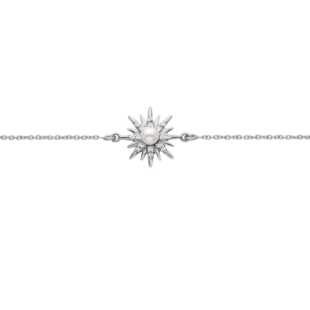 Bracelet Blanca Argent Blanc Perle De Culture