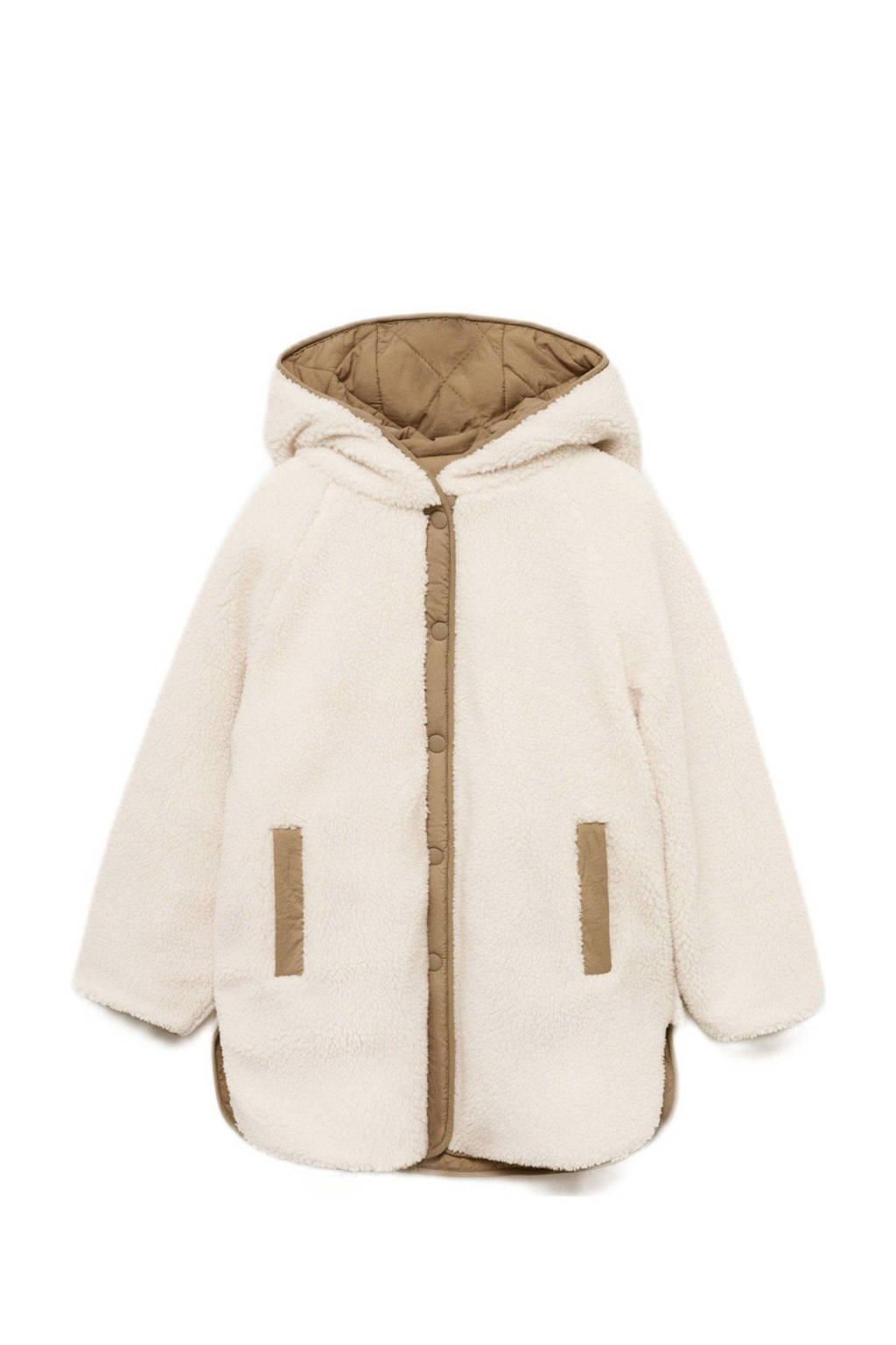 Mango Kids reversible jas bruin