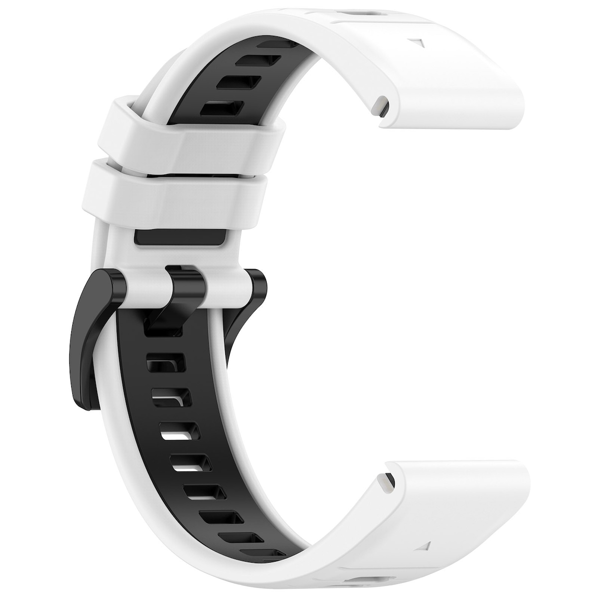 Hurtigutløsende horisontale linjer Tofarget armbåndsklokkerem for Garmin Fenix Flerfarget 20 mm