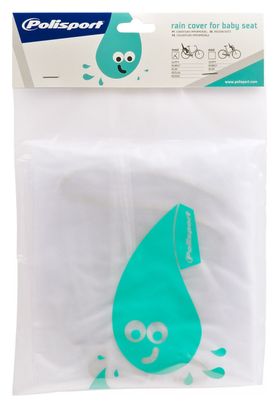 Couvre Porte-Bébé Avant Polisport Blanc