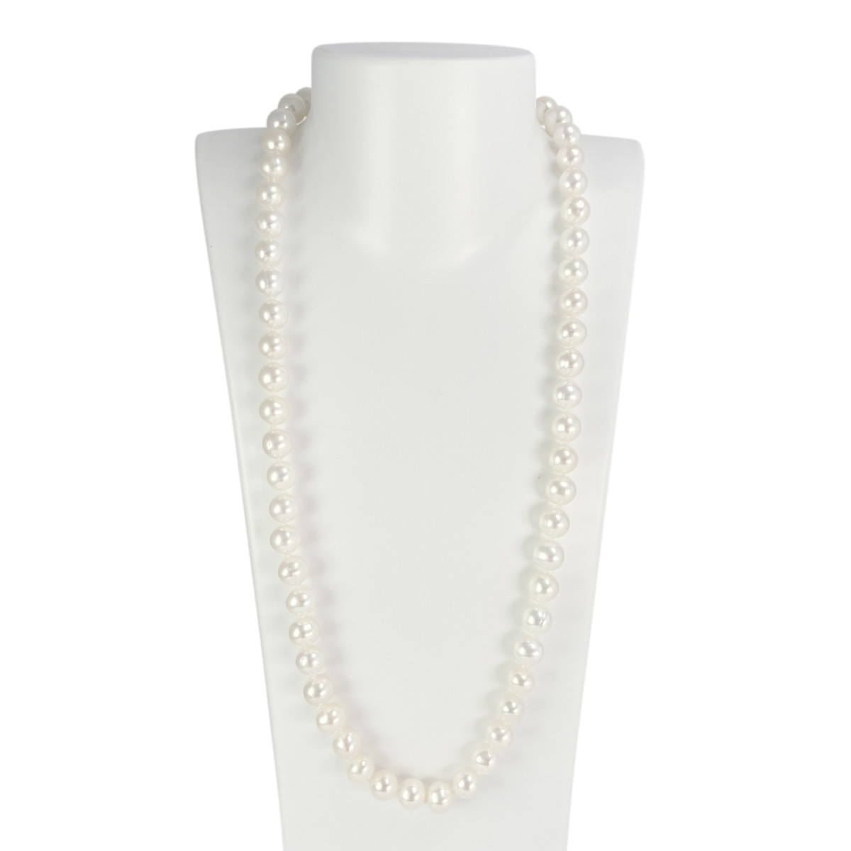 Collier d'occasion or 750 jaune perles de culture de Chine 50 cm