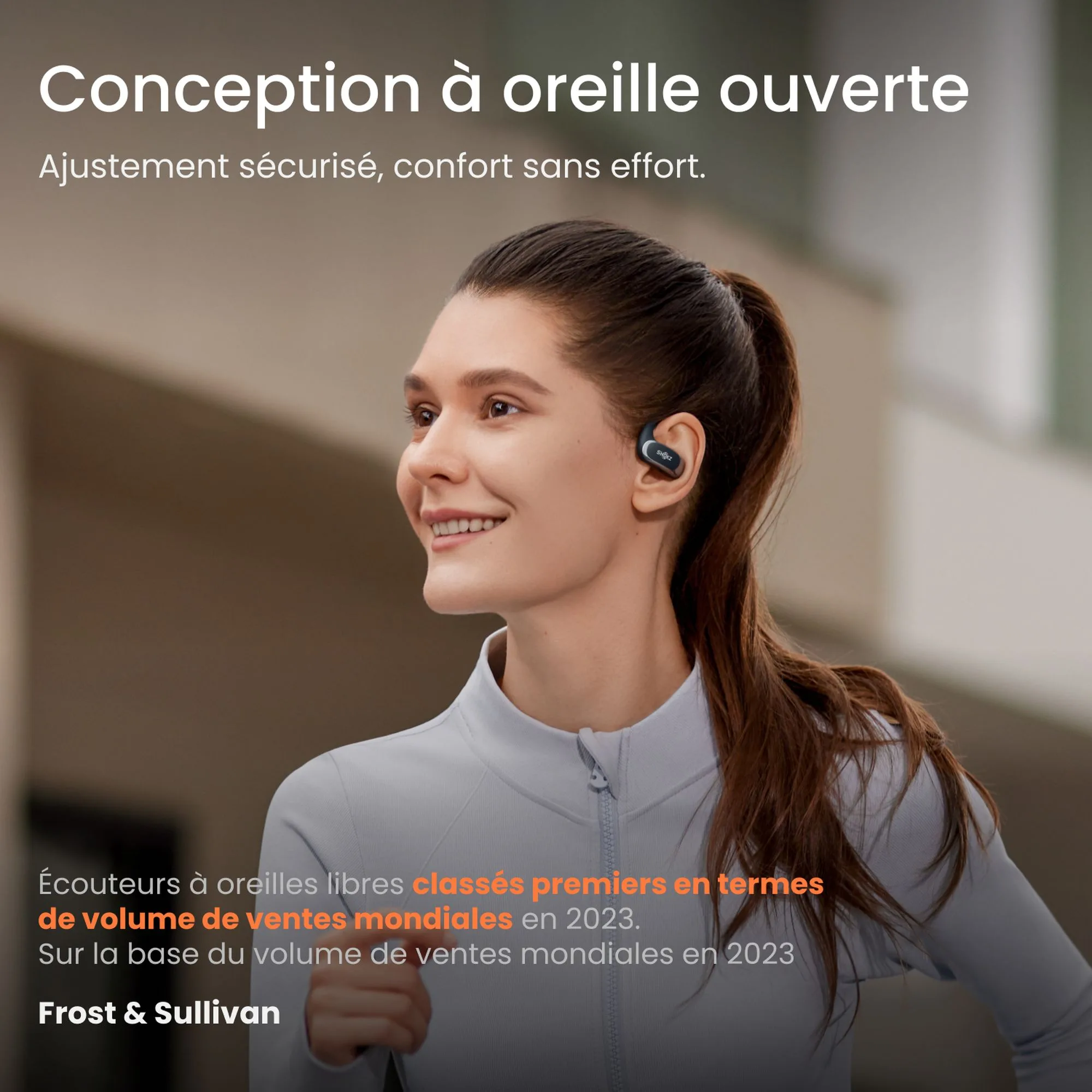 Shokz OpenFit Air Noir Écouteurs True Wireless