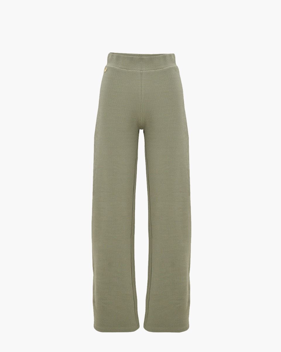 Lune Active Moon Classic Flared Pants Groen Damesbroek