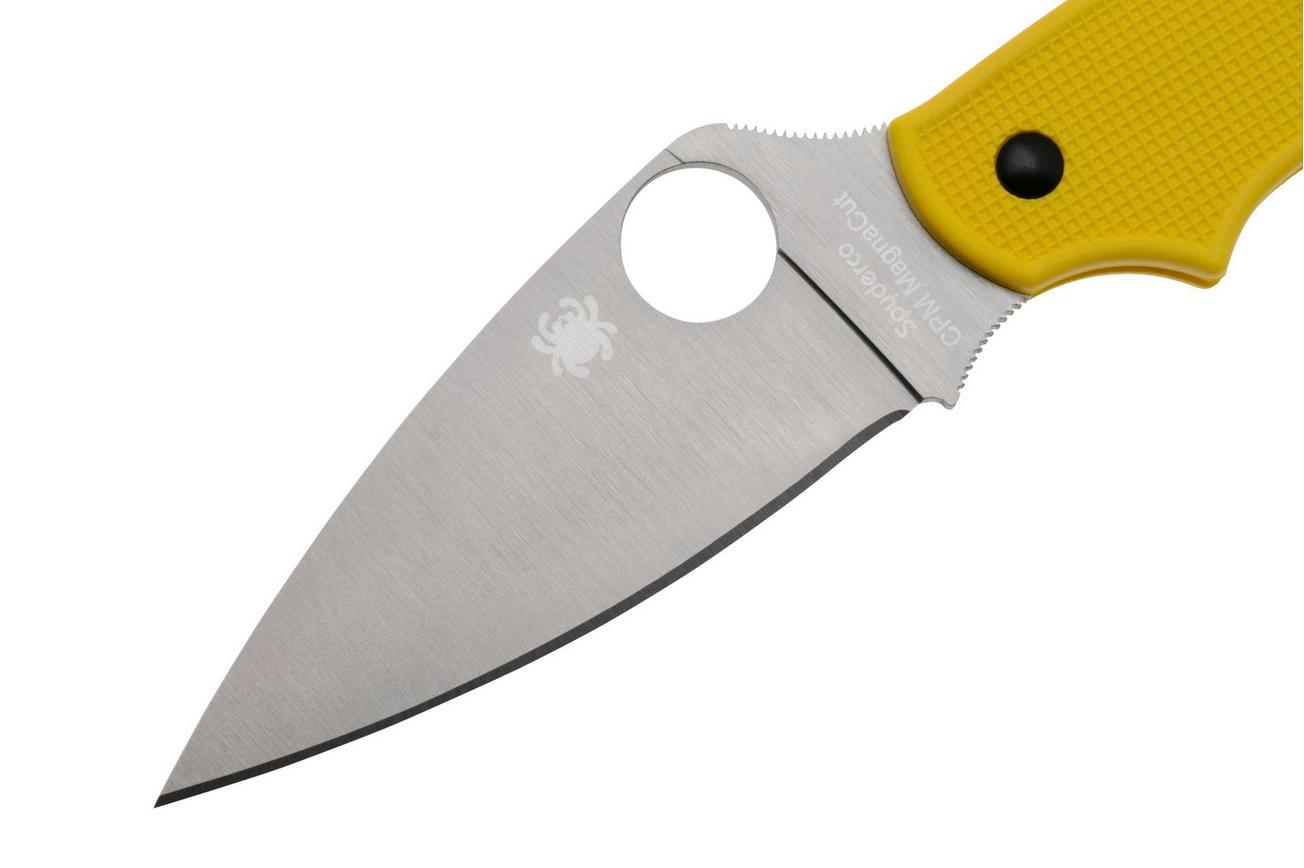 Spyderco UK Penknife Salt MagnaCut C94PYL Yellow zakmes