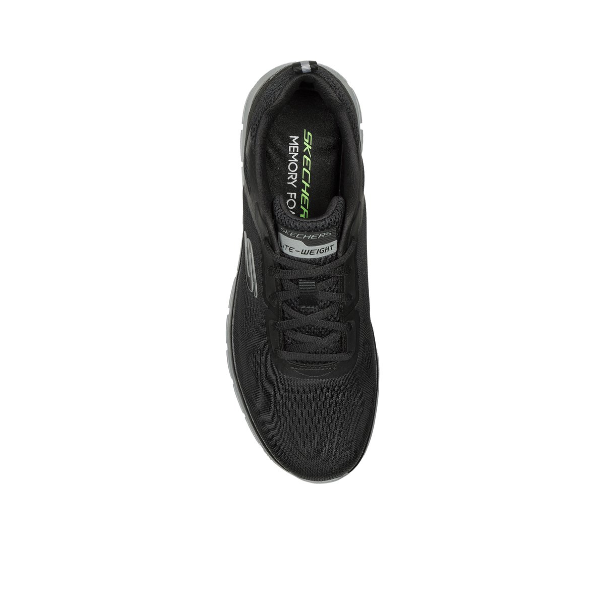 2X les points-Track_m-Baskets - Talon plat - Noir