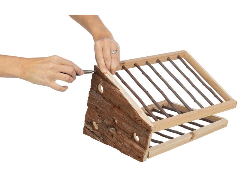 Trixie Heuraufe zum Aufstellen, 40 x 22 x 30 cm Futterplatz