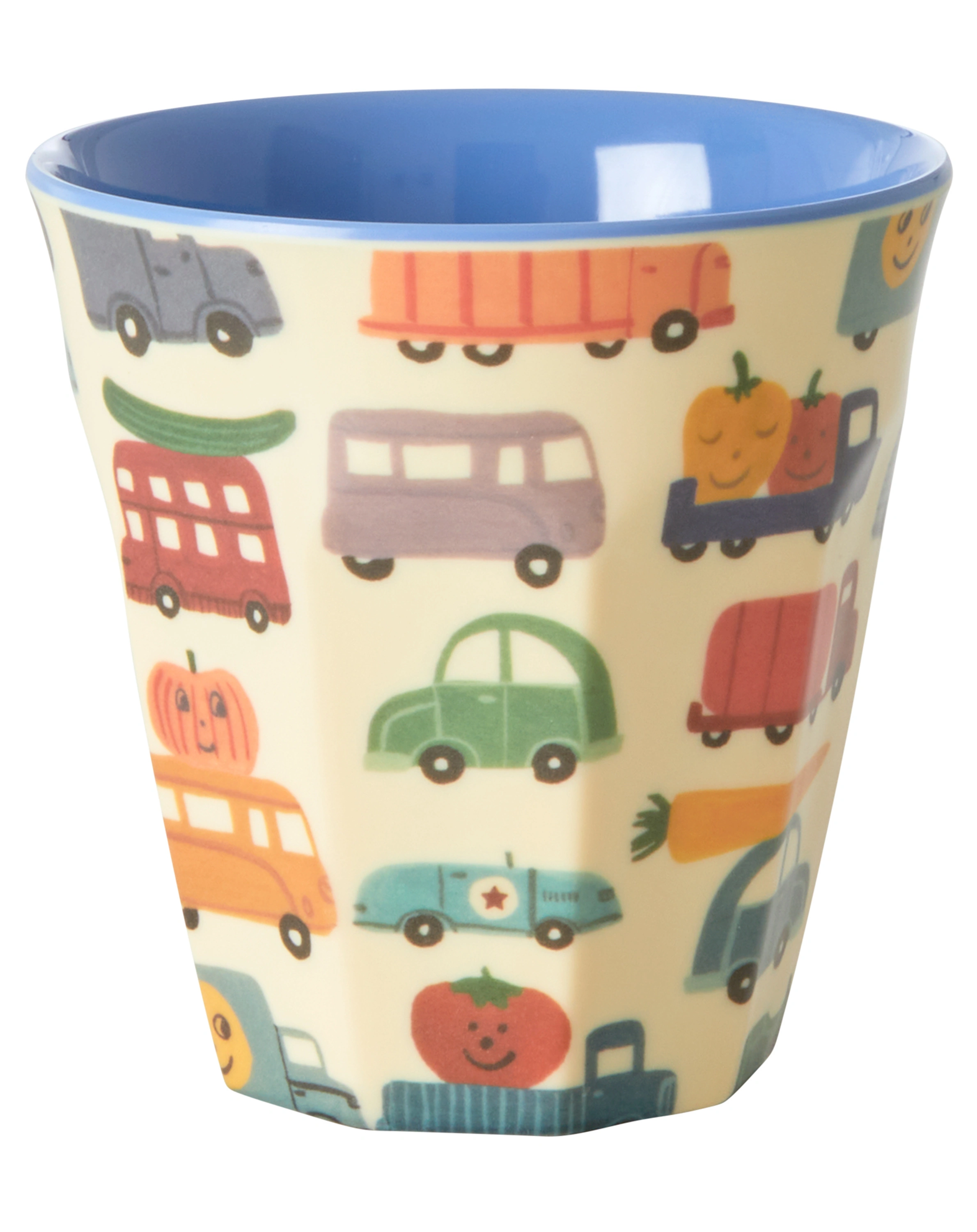 Melamin-Becher HAPPY CARS - MEDIUM in bunt