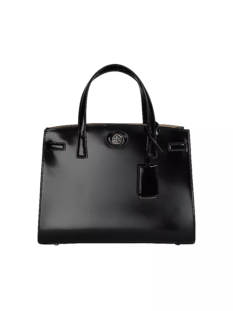 TORY BURCH Ledertasche - Henkeltasche ROBINSON SPAZZOLATO  Small schwarz