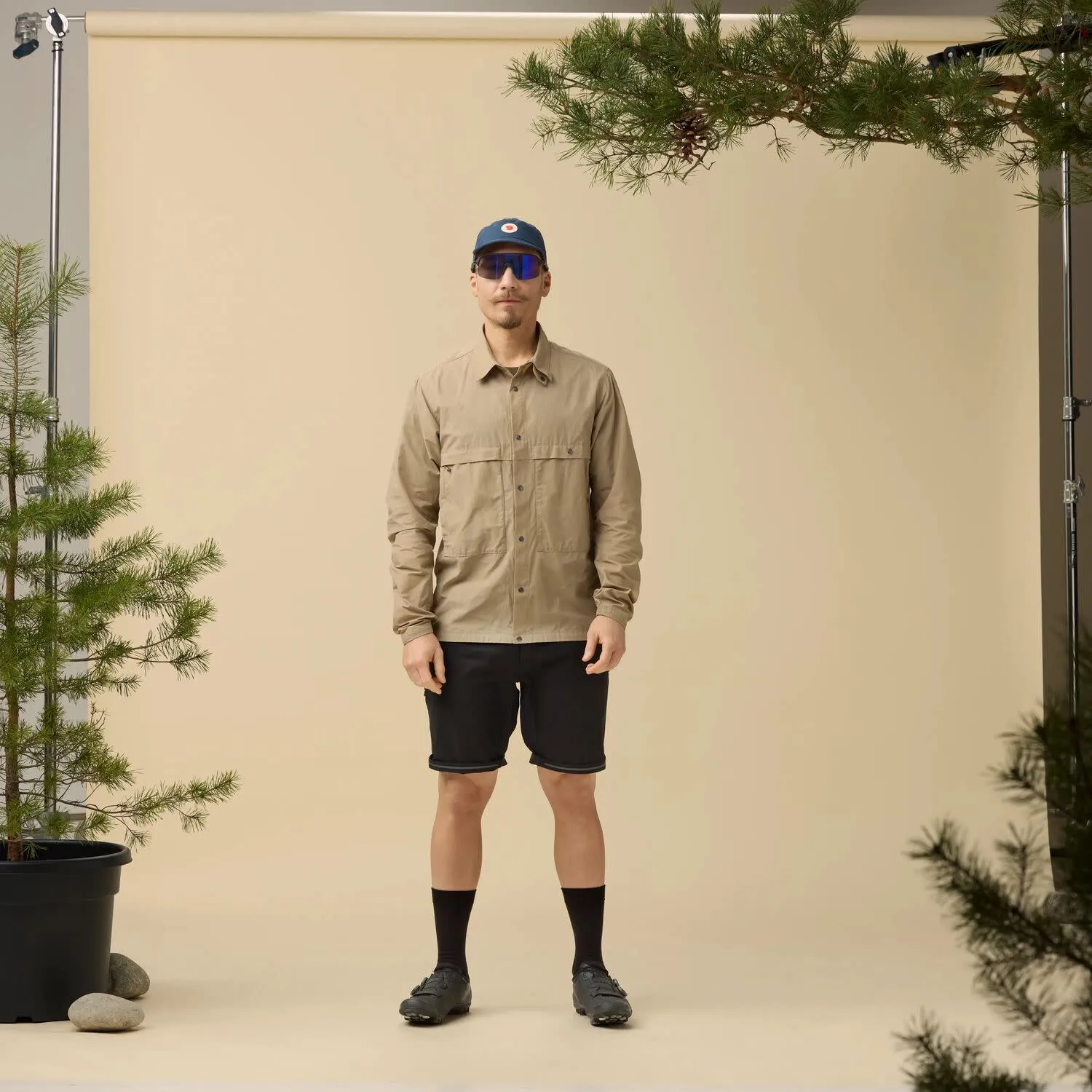 Fjällräven Hoja Rider'S Wind Jacket M Fossil