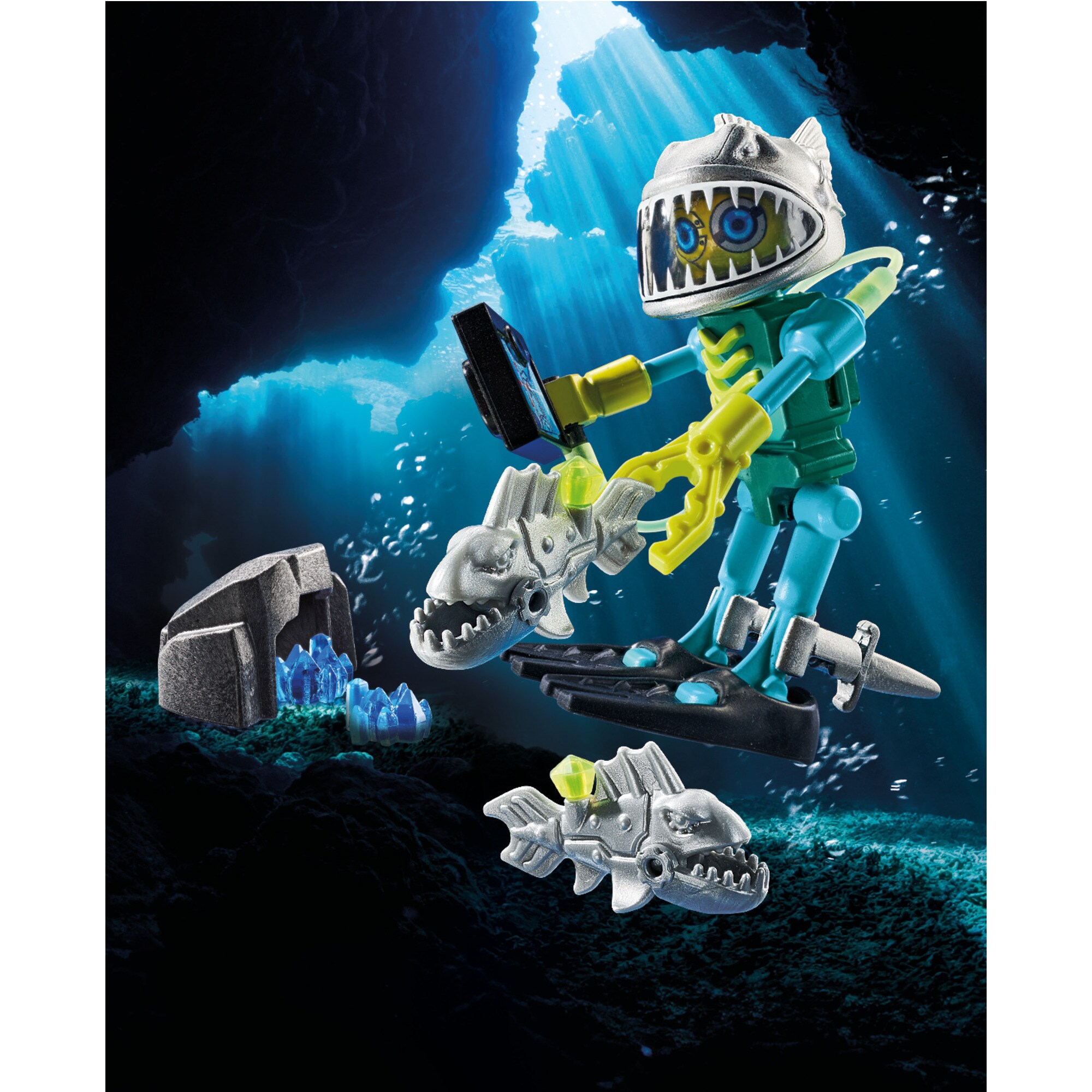 PLAYMOBIL Konstruktionsspielzeug specialPLUS Robotertaucher