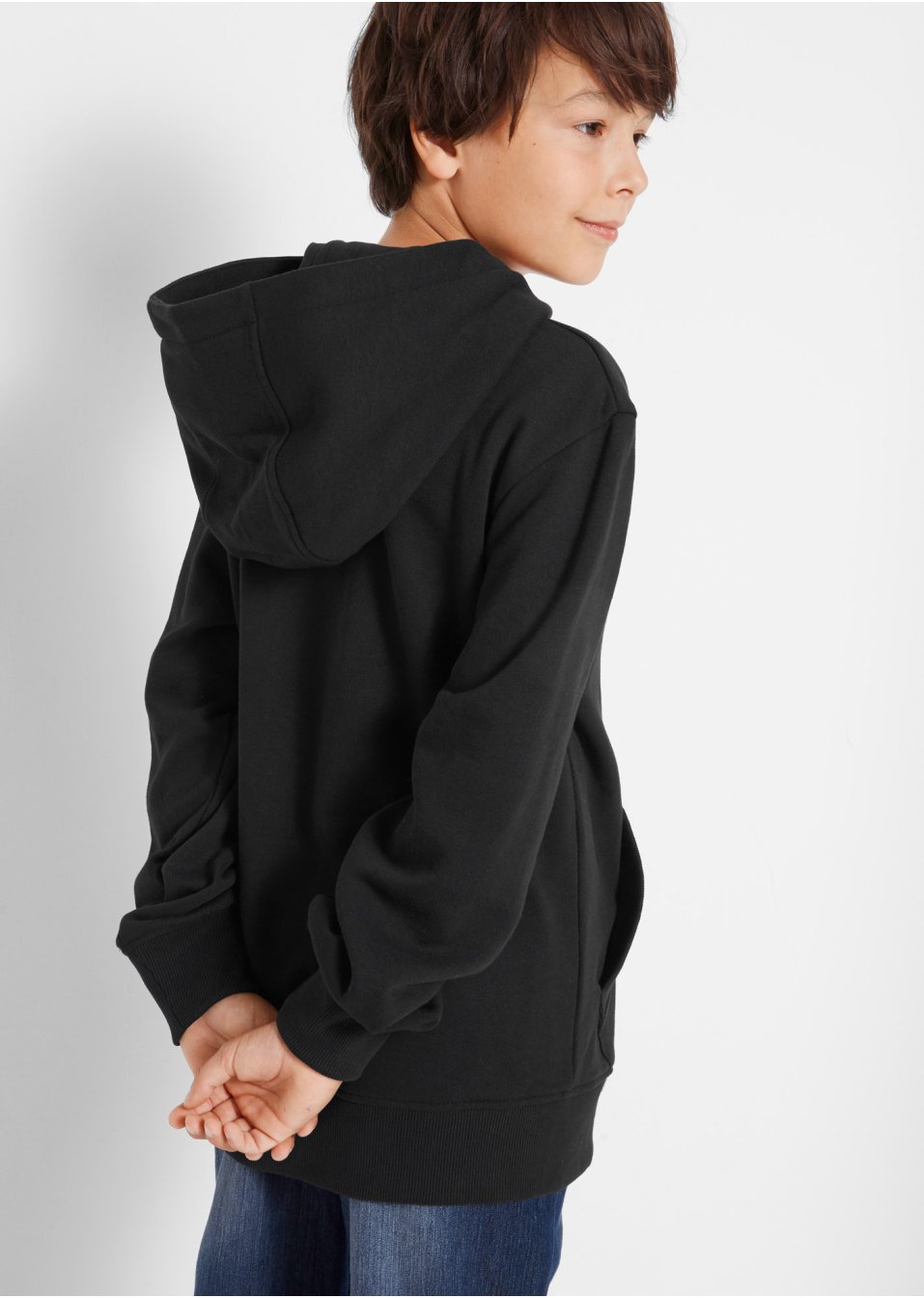 Sweat-shirt garçon à capuche avec imprimé