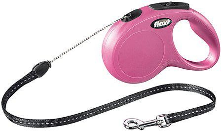 Flexi - New Classic M 5M Snor Pink max 20Kg