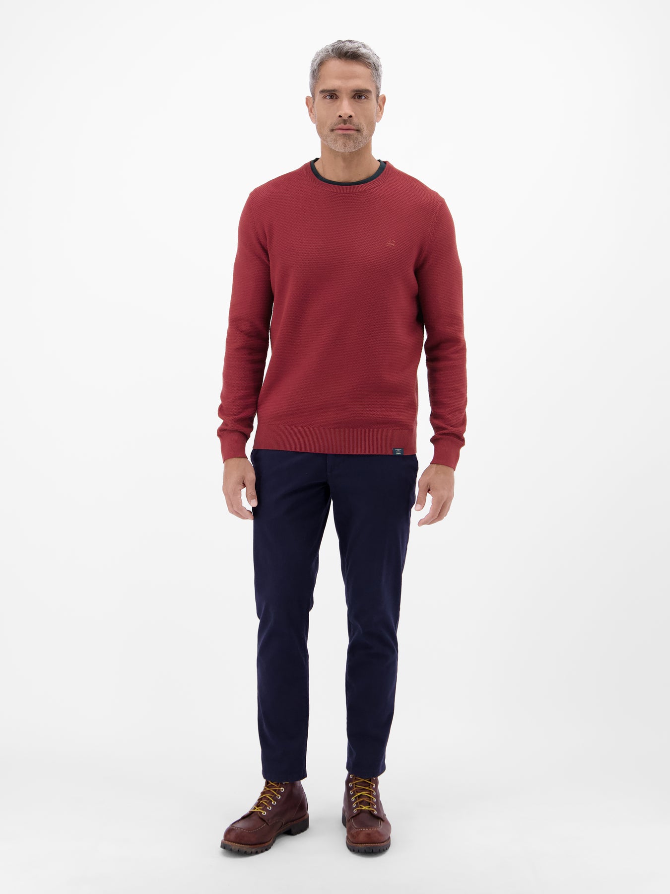 Herren Strickpullover in Twist-Struktur