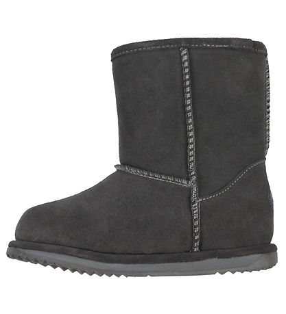 EMU Australia Teddyboots - Tex - Brumby LO - Holzkohle