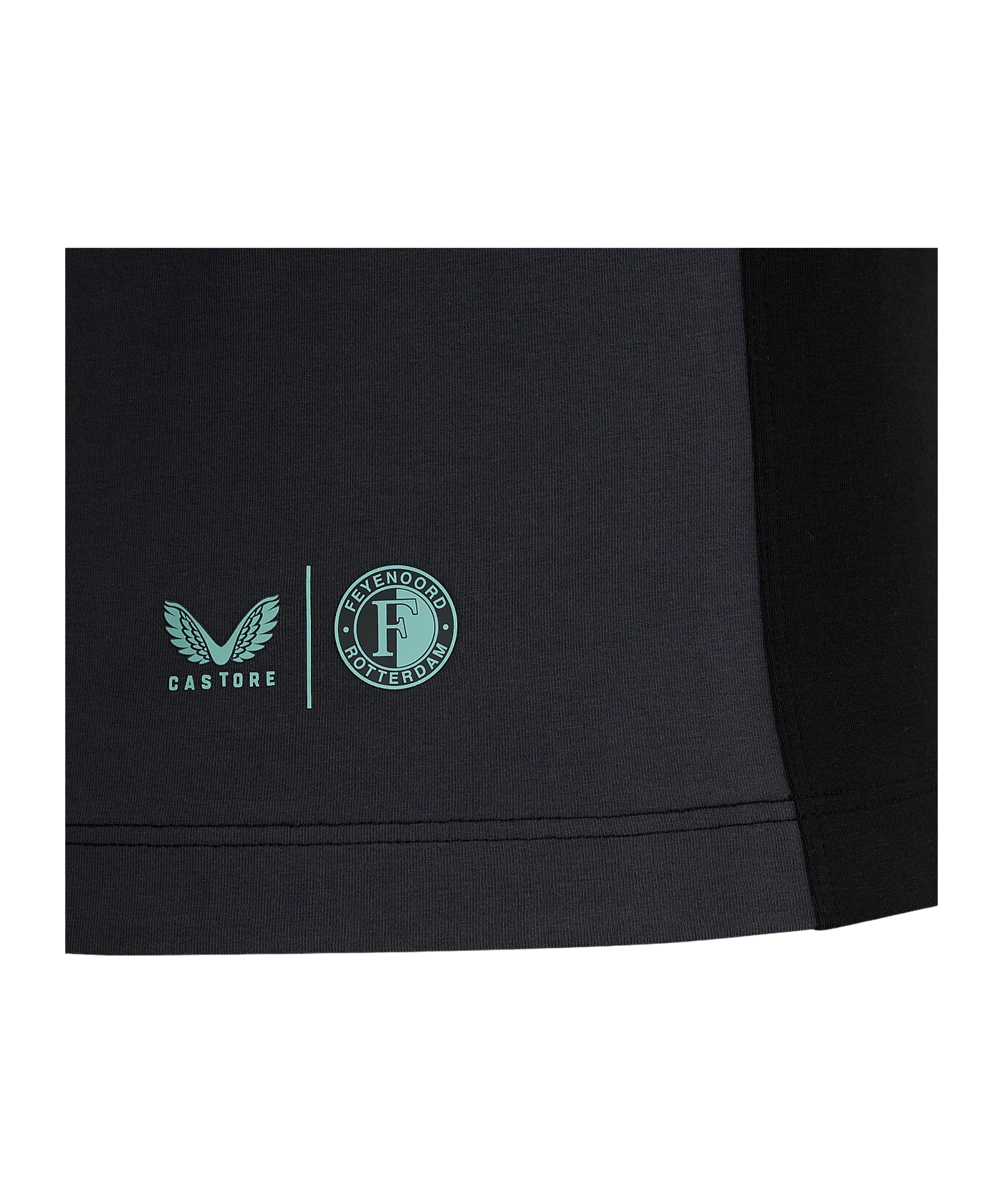 Castore Feyenoord Rotterdam Travel T-Shirt Schwarz F018