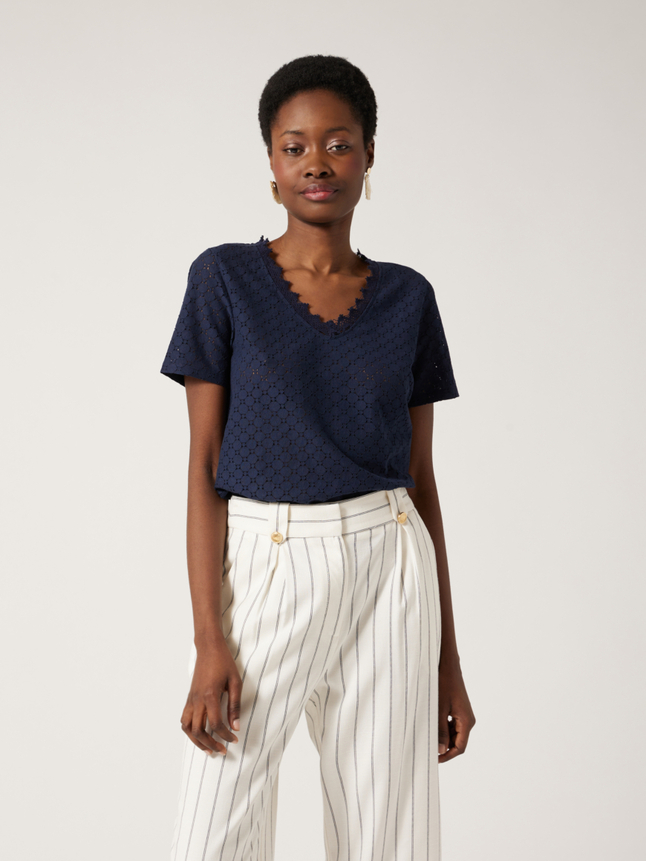 T-shirt ajouré