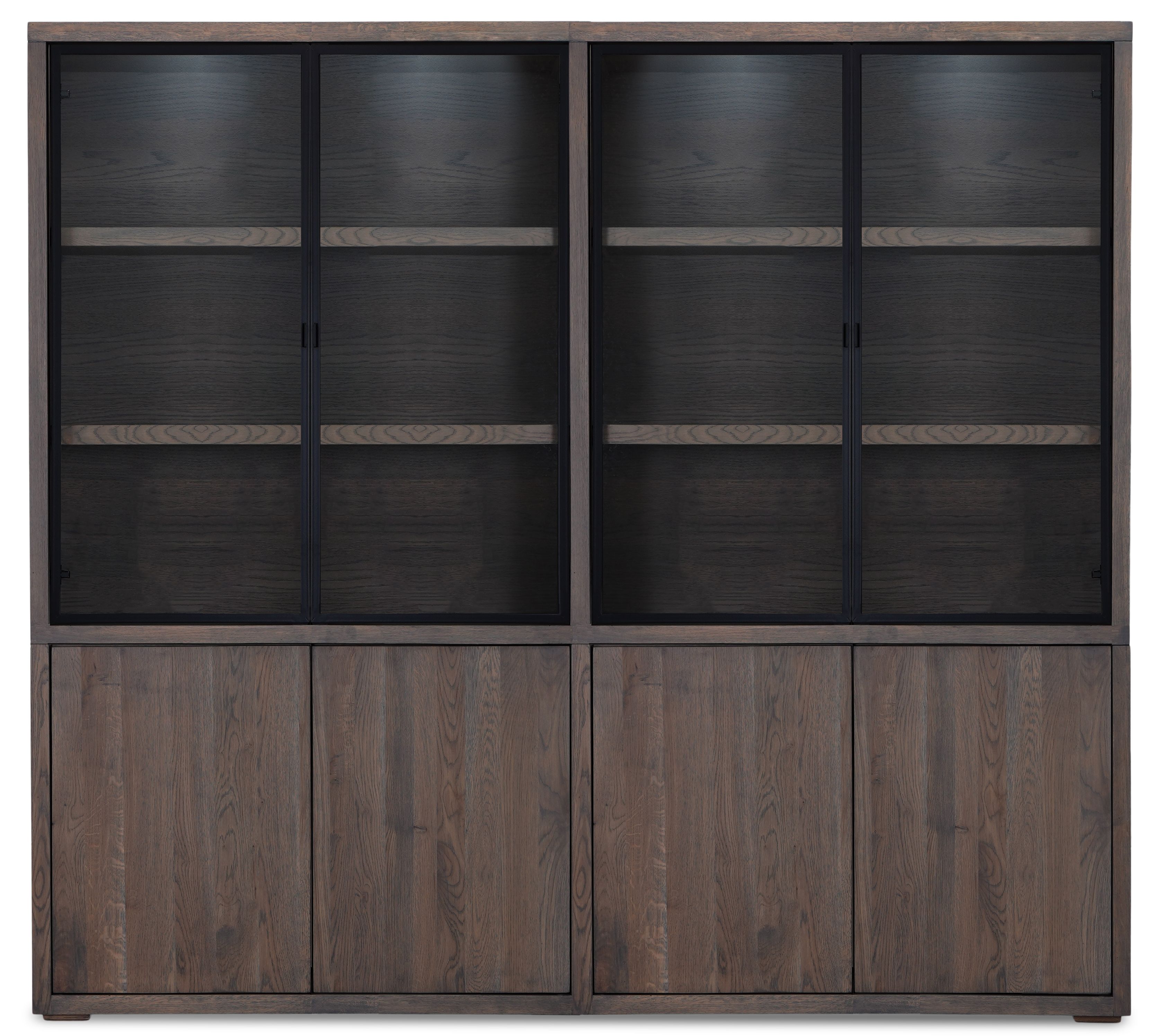 Vitrinekast Established B232 x D40 x H210 cm