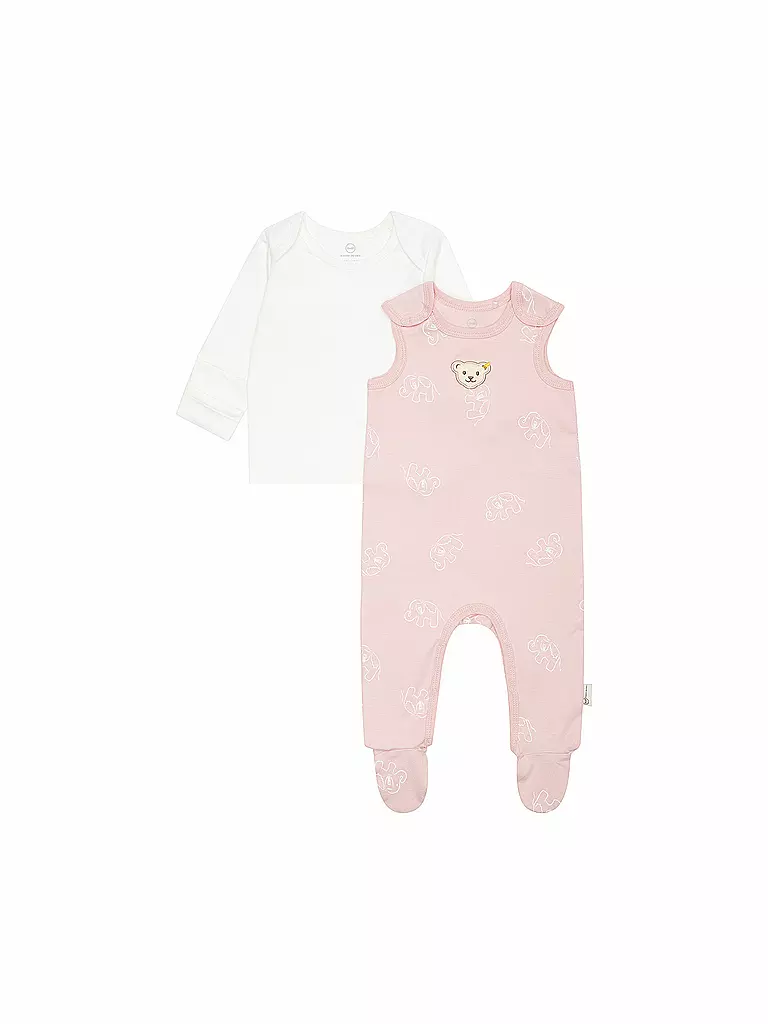 STEIFF Baby Set 2tlg Strampler und Langarmshirt  rosa