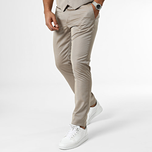 Costume 3 Pièces Beige Foncé