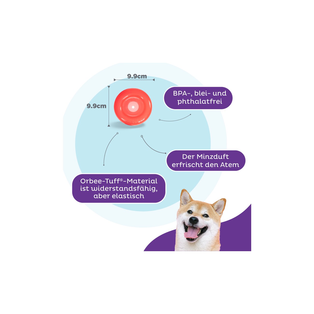 Planet Dog Lil' Snoop Outward Hound Hundespielzeug