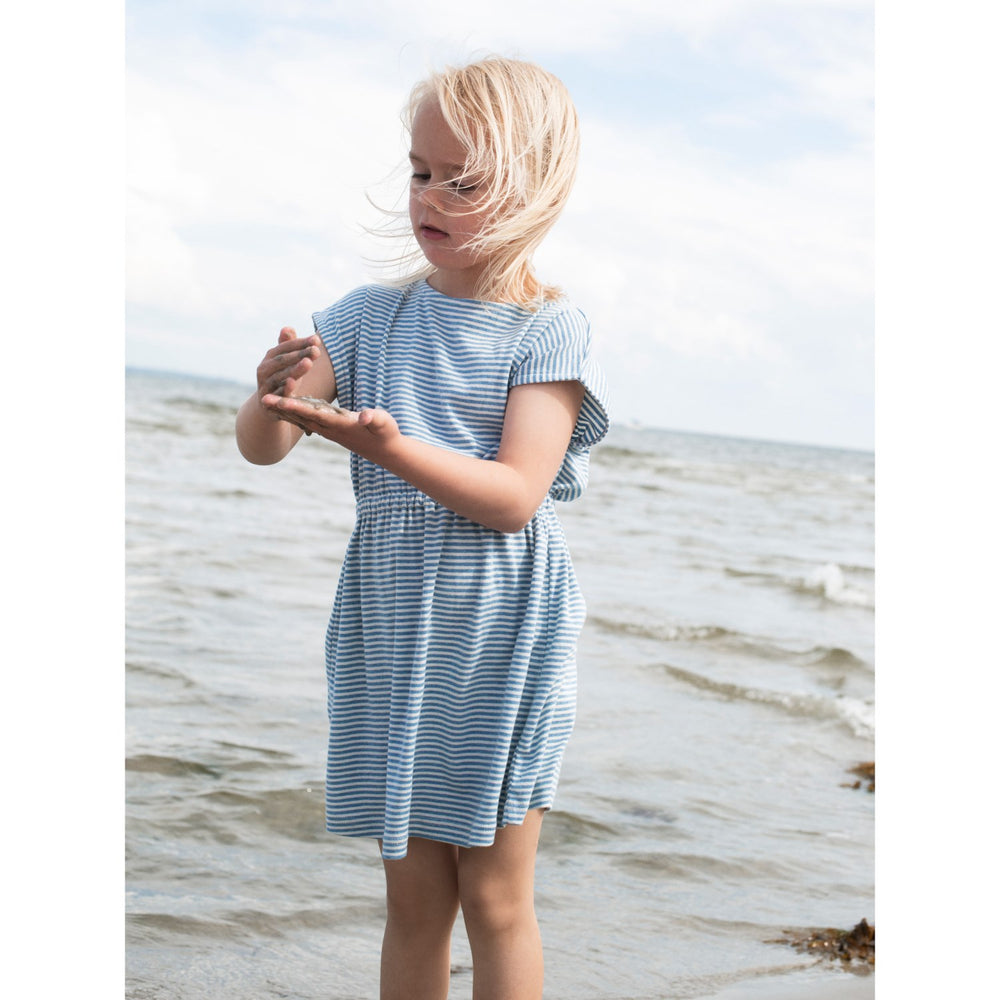 Køb Serendipity Azur/Ecru Strand Kjole Stripe