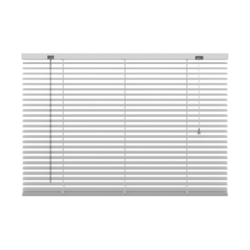 GAMMA aluminum jaloezie 25 mm wit (kleurnr. 201) 80x250 cm (bxh)