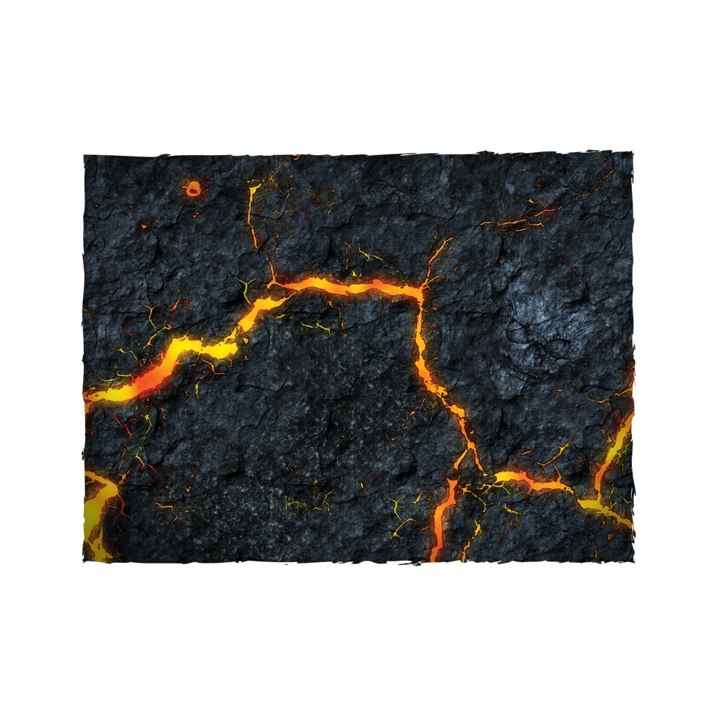 Terrain Mat PVC - Inferno - 120x180